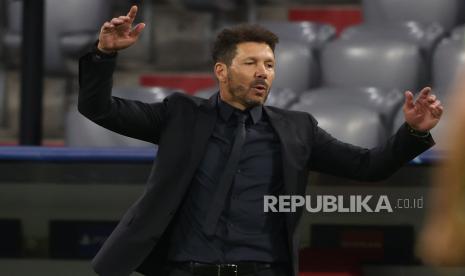 Pelatih Atletico Madrid, Diego Simeone.