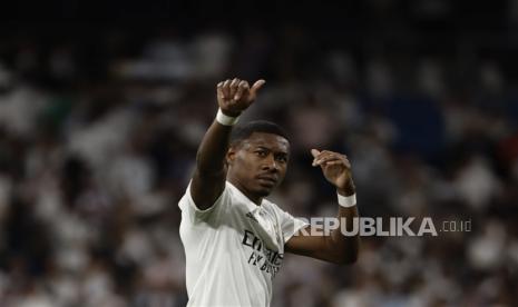 Pemain Real Madrid David Alaba. 