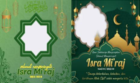 Link Download Twibbon Isra Miraj 1443 H 2022