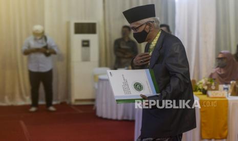 Ulama sekaligus Rais Aam Pengurus Besar Nahdlatul Ulama (PBNU) KH Miftachul Achyar. KH Miftachul Achyar Kenang Kiai Hasyim Muzadi