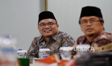 Sekretaris Umum PP Persis Haris Muslim (kiri) bersama Wakil Sekretaris Umum PP Persis Aay Muhammad Furkon (kanan).