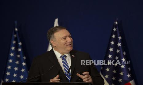  Menteri luar negeri AS era Trump, Mike Pompeo. Ilustrasi.