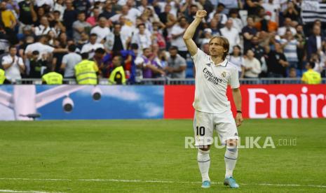 Luka Modric dari Real Madrid yang digoda untuk hengkang ke klub Arab Saudi, Al Hilal.