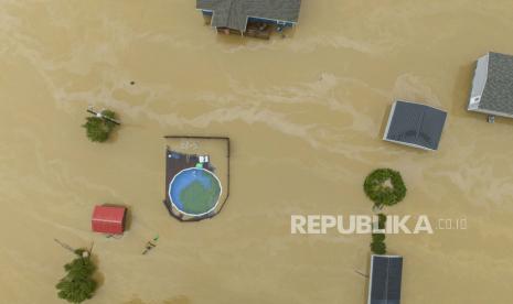 Banjir mengepung Kota Sorong, Papua Barat, sejak Selasa (23/8/2022) dinihari (Foto: ilustrasi banjir)