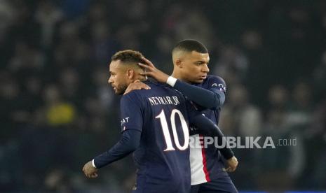 Kylian Mbappe dan Neymar saat sama-sama di PSG. 