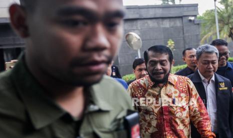 Ketua Mahkamah Konstitusi Anwar Usman (kedua kanan). Majelis Kehormatan MK putuskan dugaan Anwar Usman berbohong tidak terbukti.