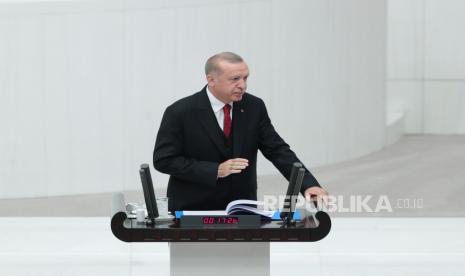 Erdogan: Perlakuan Muslim Eropa Seperti Yahudi Sebelum PD II. Presiden Turki Recep Tayyip Erdogan.