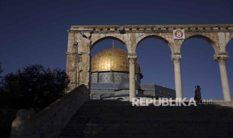 Kompleks Masjid Al Aqsa. Zionis Israel melakukan penggalian terowongan di bawah Al Aqsa 