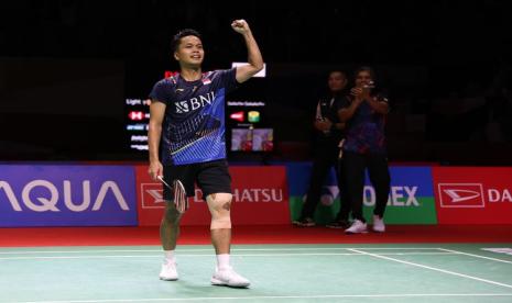 Hasil Indonesia Masters 2024: Kalahkan Eks Juara Dunia, Ginting ke Semifinal