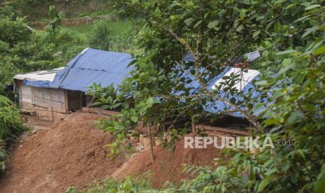 Suasana salah satu lokasi tambang ilegal