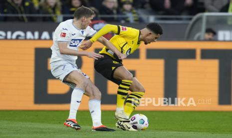 Pemain Borussia Dortmund yang dipinjam dari Manchester United, Jadon Sancho (kanana)