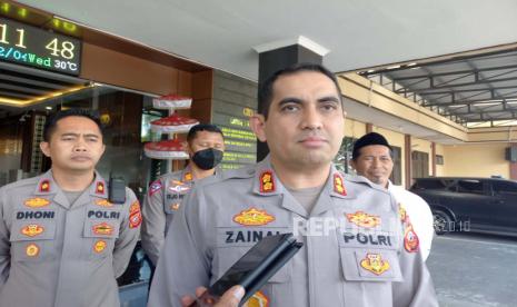 Kapolres Tasikmalaya Kota AKBP Sy Zainal Abidin saat diwawancara.