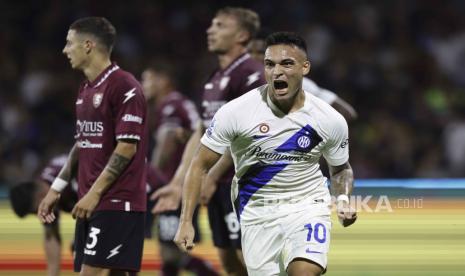 Striker Inter Milan Lautaro Martinez. 