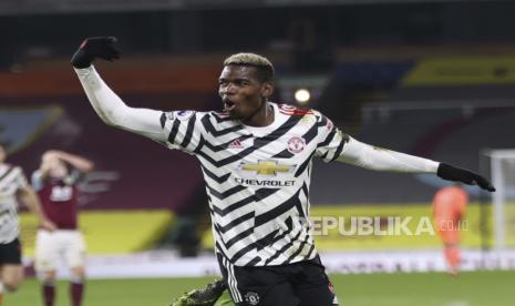 Gelandang Manchester United, Paul Pogba.