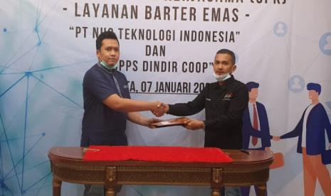 Luncurkan Layanan Barter Emas, NHC Gandeng Koperasi DinDir (Foto: WE)