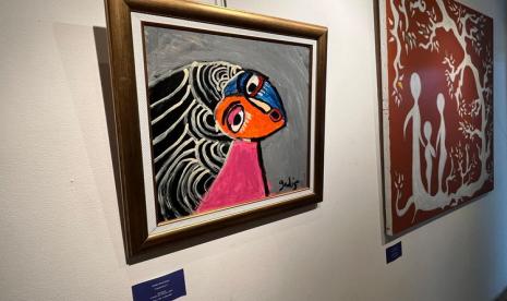 Lukisan Gadis Dharsono, Putri Poppy Dharsono, Pukau Pengunjung Pameran Seni 'Nouveau Voyage' di IFI Wijaya