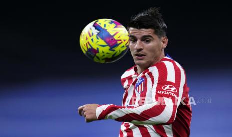 Pemain  Atletico Madrid  Alvaro Morata jadi incaran AC Milan.