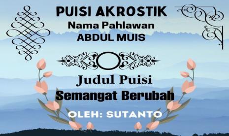 Guru MTsN 3 Bantul Membuat Puisi Akrostik: Semangat Berubah