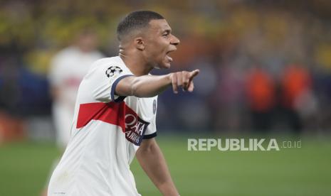 Pemain PSG Kylian Mbappe 