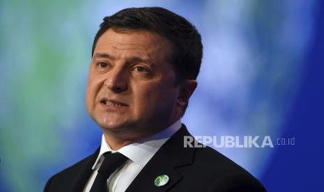 Presiden Ukraina Volodymyr Zelenskiy mengatakan negaranya harus bicara dengan Rusia. Ilustrasi.