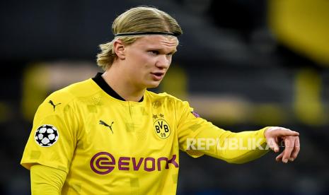 Striker Borussia Dortmund Erling Haaland.