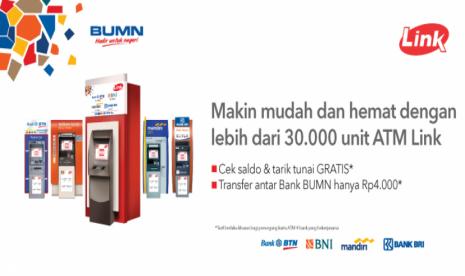 Transaksi di ATM Link kini bayar