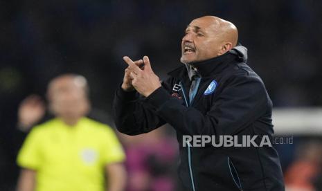 Pelatih kepala Napoli Luciano Spalletti.