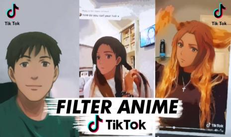 Coba Filter Kartun Anime di TikTok & Instagram Terbaru 2022