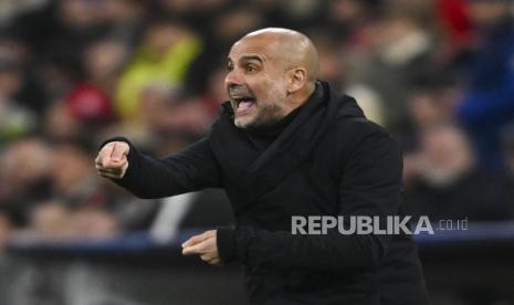  Pelatih kepala Manchester City Pep Guardiola 