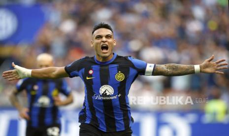 Striker Inter Milan Lautaro Martinez. 