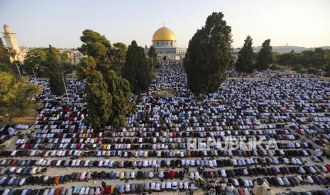 Masjid Al Aqsa masjid di muka bumi tertua kedua yang dibangun di muka bumi. Ilusrasi Kompleks Al Aqsa