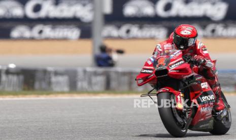 Pembalap tim Ducati Lenovo asal Italia, Francesco Bagnaia.