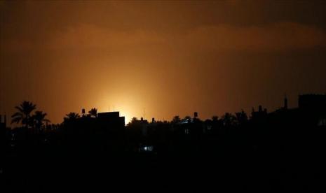 Balon observasi militer Israel jatuh di Gaza