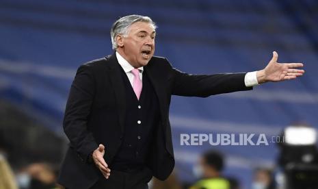 Pelatih Real Madrid, Carlo Ancelotti.