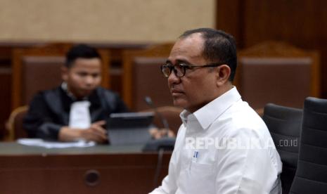 Terdakwa mantan pejabat Ditjen Pajak Kementerian Keuangan Rafael Alun Trisambodo. Majelis hakim PN Jakpus mengagendakan sidang Rafael Alun 2 kali dalam satu pekan.