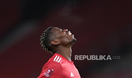 Gelandang Manchester United, Paul Pogba.