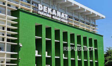 Suasana Fakultas Kedokteran Universitas Diponegoro, Semarang, Jawa Tengah, Kamis (15/8/2024). Undip mengakui praktik perundungan memang terjadi di program pendidikan dokter spesialis (PPDS).