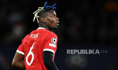 Gelandang Manchester United, Paul Pogba.