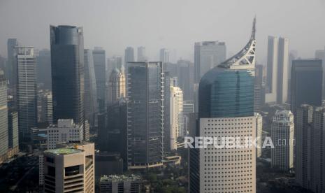 Suasana gedung bertingkat di Jakarta (ilustrasi pertumbuhan ekonomi).