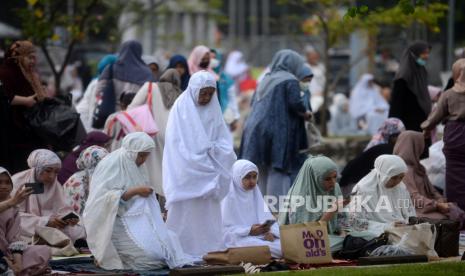 Warga Muhammadiyah melaksanakan sholat Ied, (ilustrasi)