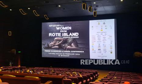 Press screening film Women from Rote Island. Menteri Kebudayaan Fadli Zon menilai film memiliki kekuatan sebagai alat promosi budaya dan diplomasi kebudayaan. 