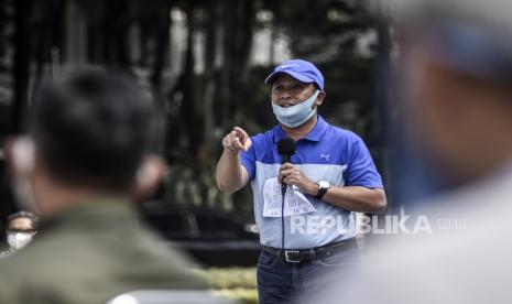 Sekretaris Daerah (Sekda) Kota Bandung yang juga Ketua Harian Gugus Tugas Penanganan Covid-19 Kota Bandung, Ema Sumarna  