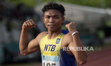 Lalu Muhammad Zohri akan mewakili Indonesia dalam Kejuaraan Atletik Dunia 2022 di Eugene, Oregon, Amerika Serikat. Ilustrasi.