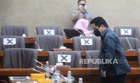 Erick Targetkan BSI Masuk 10 Besar Bank Syariah Dunia. Menteri BUMN Erick Thohir.