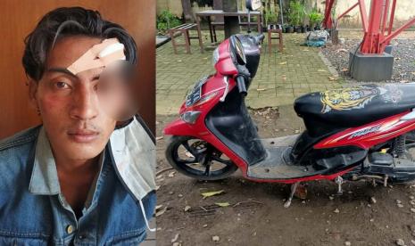 Haus Dorong Motor Curian, Maling Ini Mampir di Warung Korban