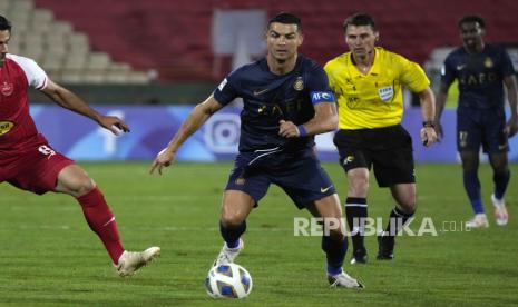 Bintang klub Arab Saudi Al-Nassr asal Portugal, Cristiano Ronaldo.