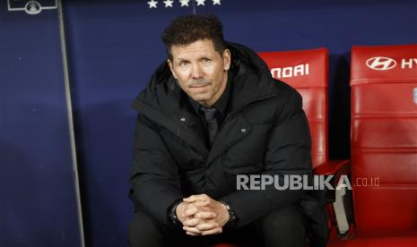 Pelatih Atletico Madrid, Diego Simeone.