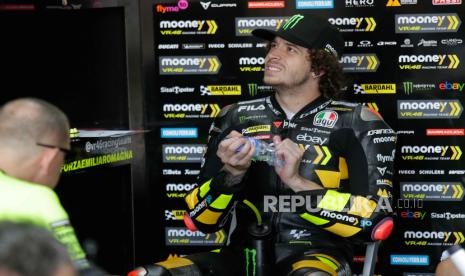 Pembalap MotoGP asal Italia dari tim Mooney VR46, Marco Bezzecchi.