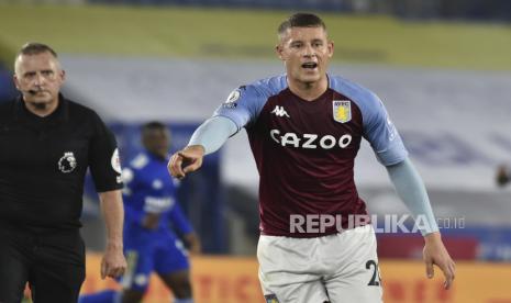  Reaksi Ross Barkley dari Aston Villa.