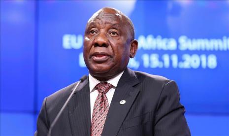 Presiden Afrika Selatan Cyril Ramaphosa 